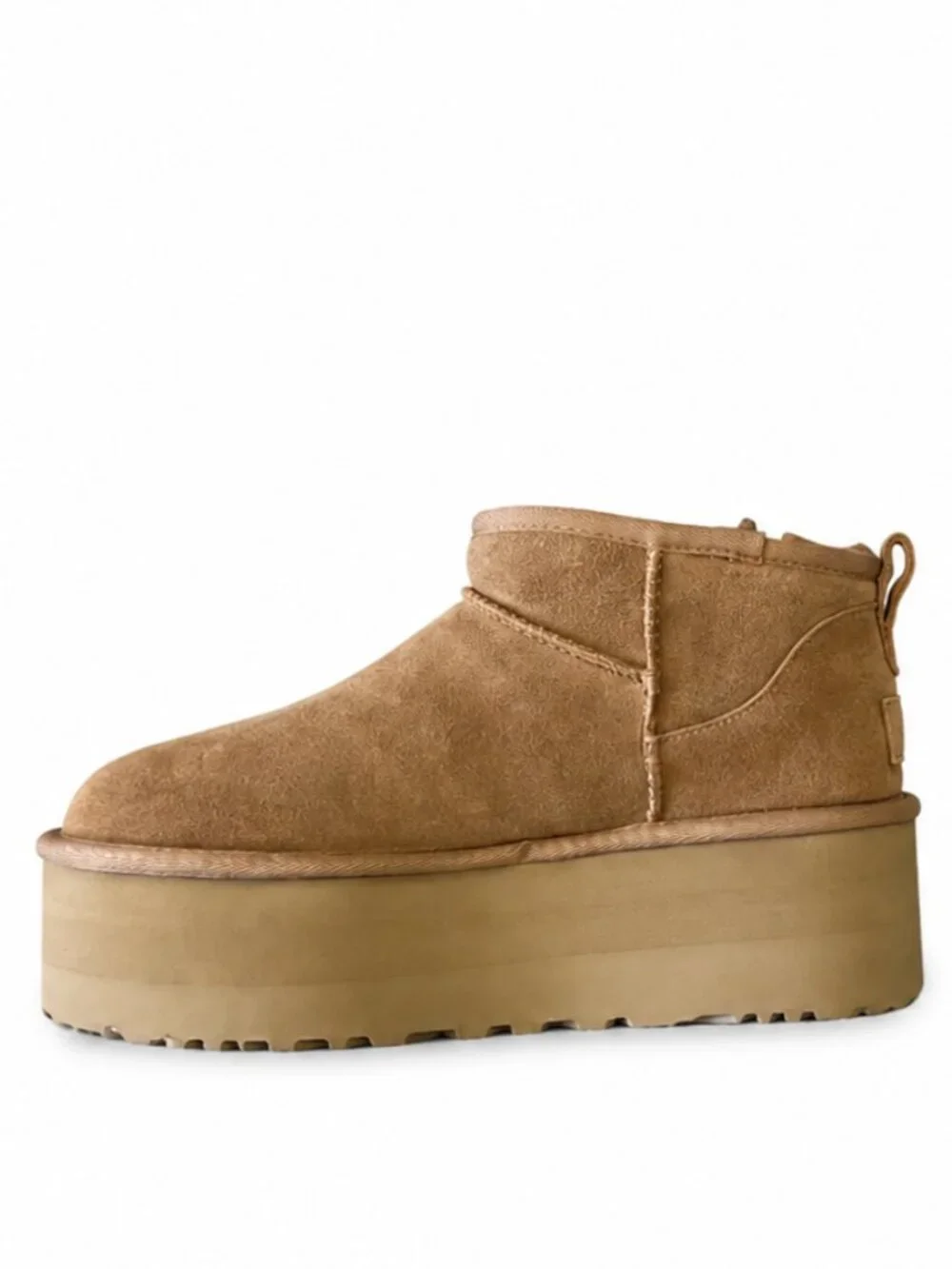 UGG Classic Ultra Mini Platform Boots Chestnut Size 6 NIB - Picture 2 of 7